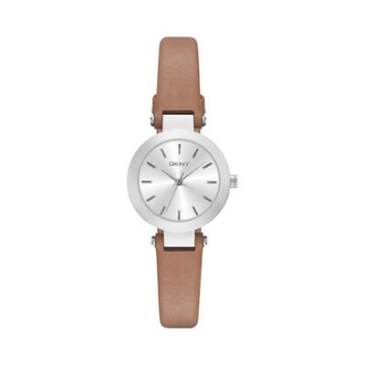 Ladies tan leather watch ny2406